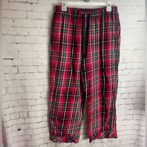 Victorias Secret size medium short red plaid Christmas pajama pants
